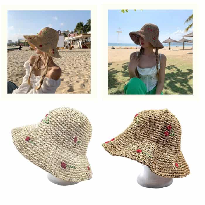 HZ-031 Summer Straw Hats, Bucket Hats, Sun Hats