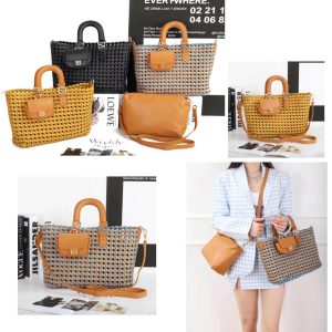 Madison Woven Large Tote