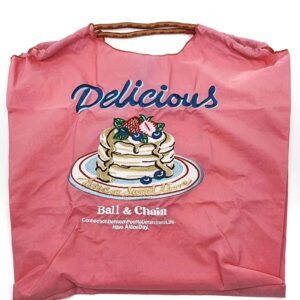 Pink shopper bag
