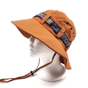 Orange Boonie Bucket Hat