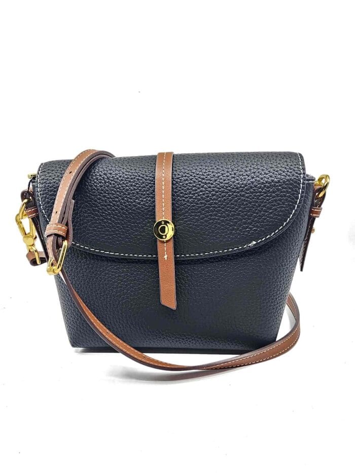 Black shoulder bag