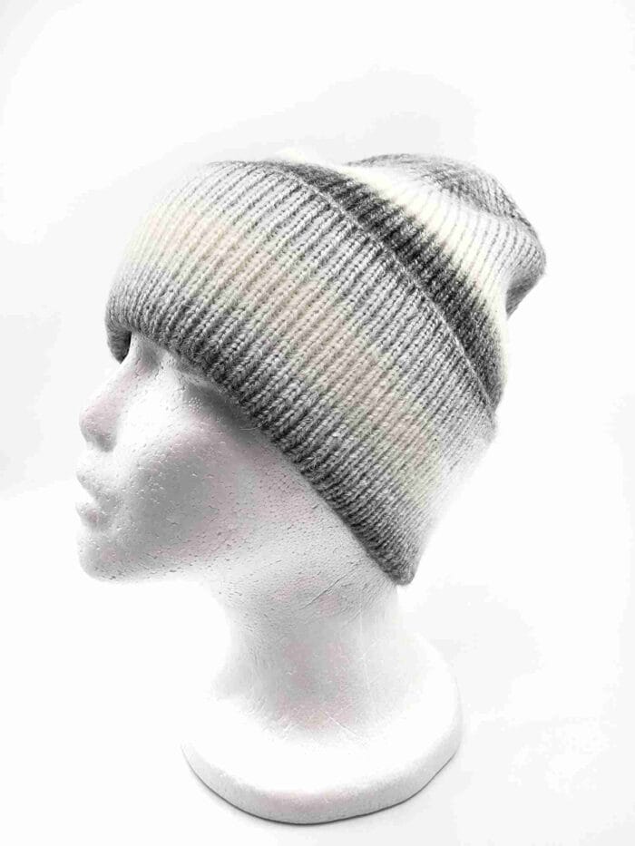 HZ-30005 Multi Colored Stripe Winter Beanie - Image 10