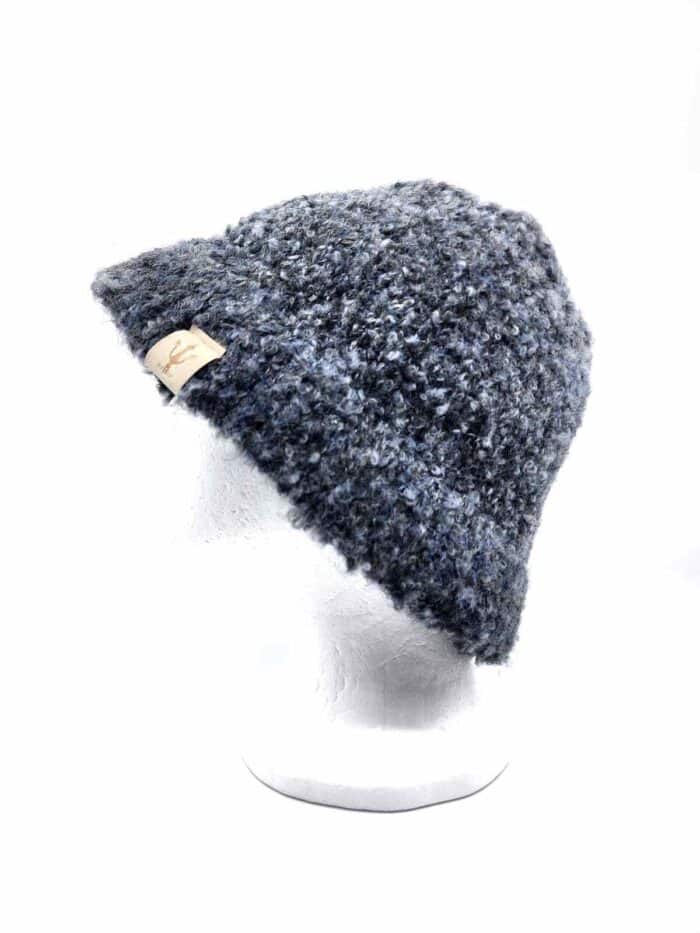 HZ-3047 Mixed Color Boucle Winter Bucket Hat - Image 6