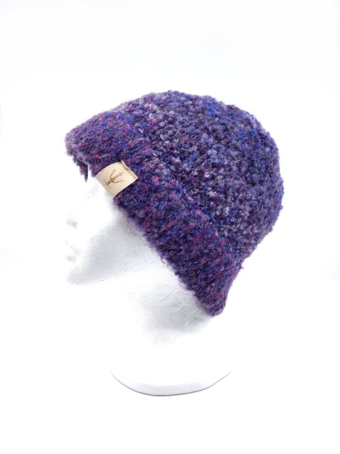 HZ-3047 Mixed Color Boucle Winter Bucket Hat - Image 3