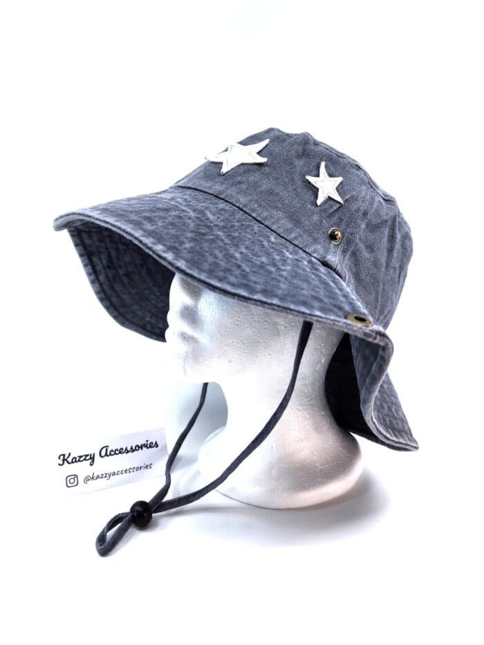 Denim Bucket Hat - Grey