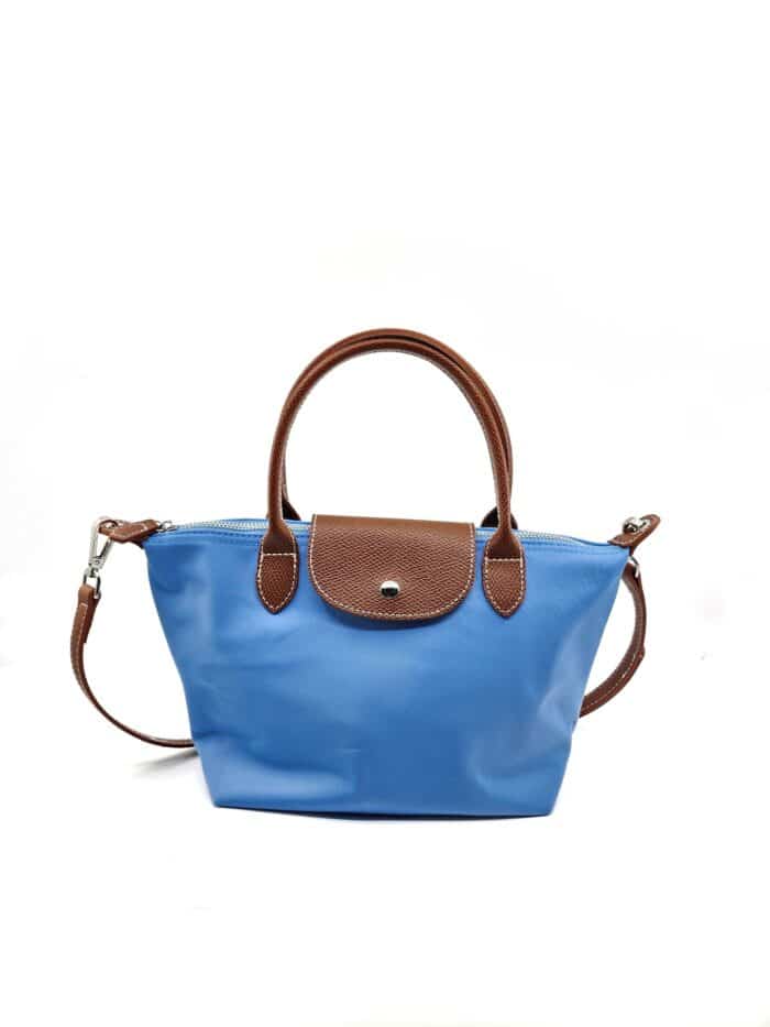 Medium Nylon Tote - Sky Blue