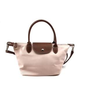 Medium Nylon Tote - Baby Pink