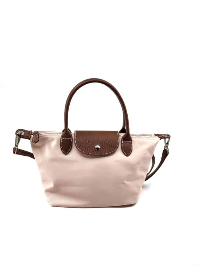 Medium Nylon Tote - Baby Pink