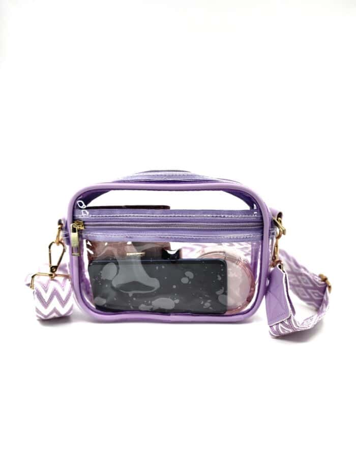 HZ-3093 Clear Transparent Concert Stadium Crossbody Bag - Image 6