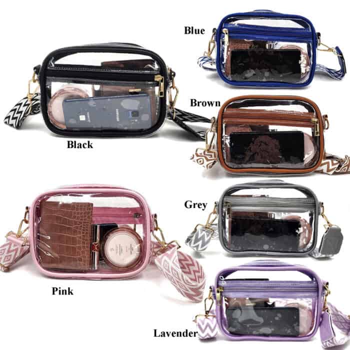 HZ-3093 Clear Transparent Concert Stadium Crossbody Bag