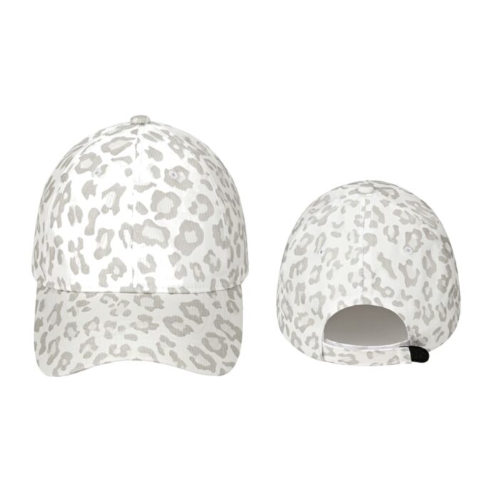 HZ-4255WT Leopard Print Lightweight Nylon Baseball Cap