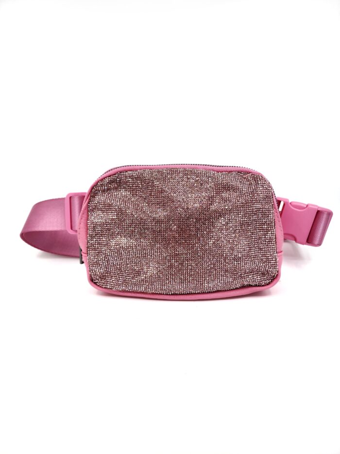 HZ-4283 Women's Sparkle Rhinestone Belt Bag Fanny Pack - Image 3