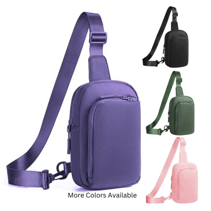 HZ-8058 Women's Waterproof Nylon Sling Crossbody Bag