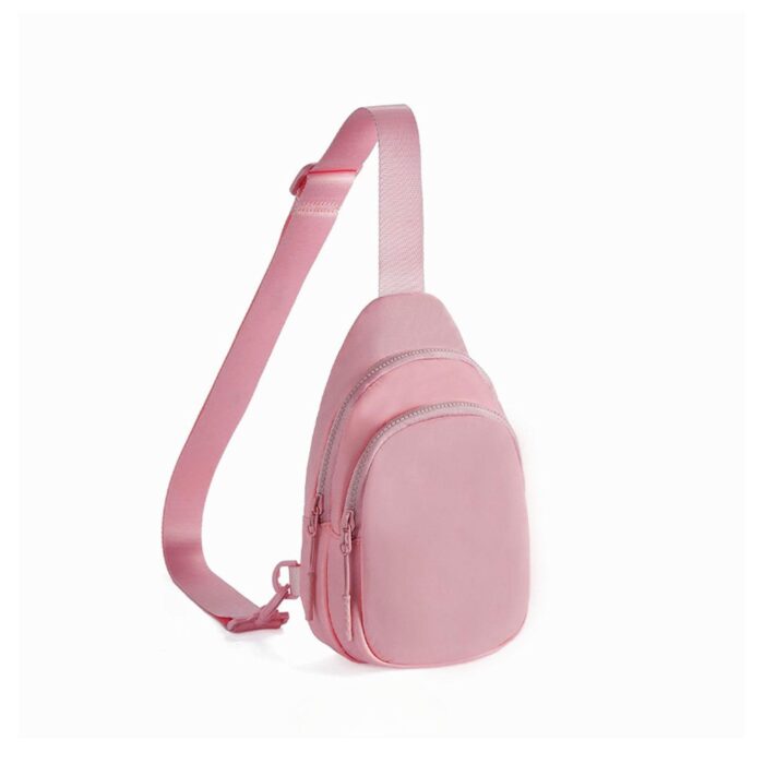 HZ-20013 Waterproof Nylon Double Compartment Chest Crossbody Sling Bag - Image 6