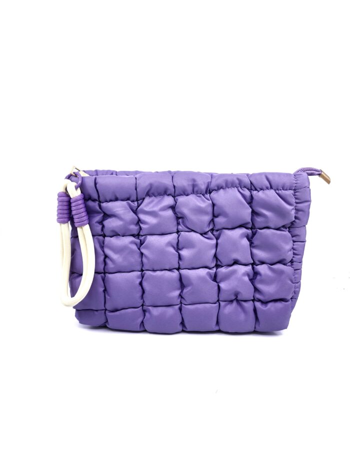 HZ-7788 Women's Nylon Puffer Cosmetic Toiletry Travel Pouch Bag - Image 6