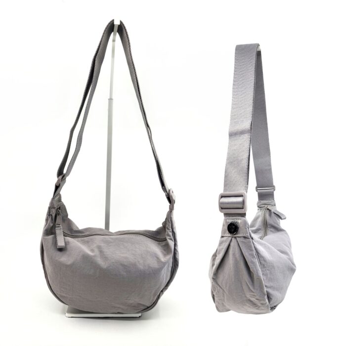HZ-20017 Women's Small Nylon Top Zip Dumpling Crossbody Bag - Image 7