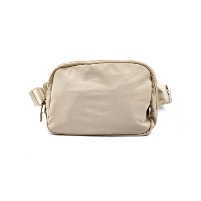HZ-4398 Large Solid Color Nylon Fanny Pack - Image 2