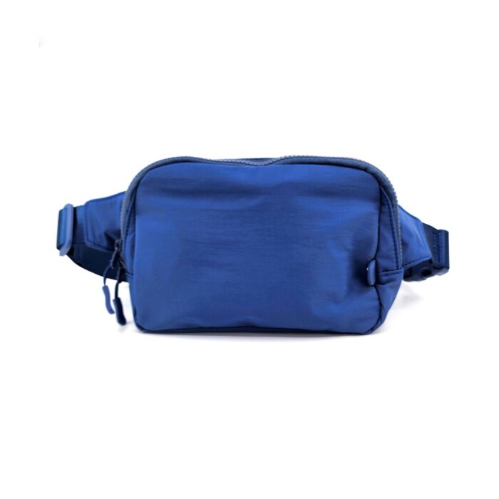 HZ-4398 Large Solid Color Nylon Fanny Pack - Image 3
