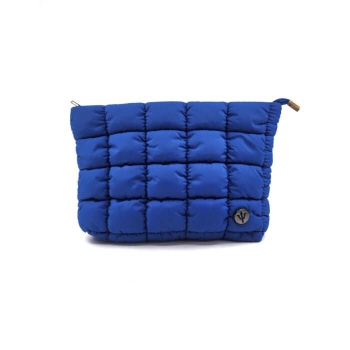 HZ-7792 Women's Nylon Quilted Puffer Top Zip Cosmetic Pouch, Makeup Bag, Travel Toiletry Pouch - Image 4