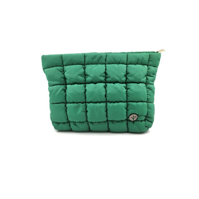 HZ-7792 Women's Nylon Quilted Puffer Top Zip Cosmetic Pouch, Makeup Bag, Travel Toiletry Pouch - Image 6