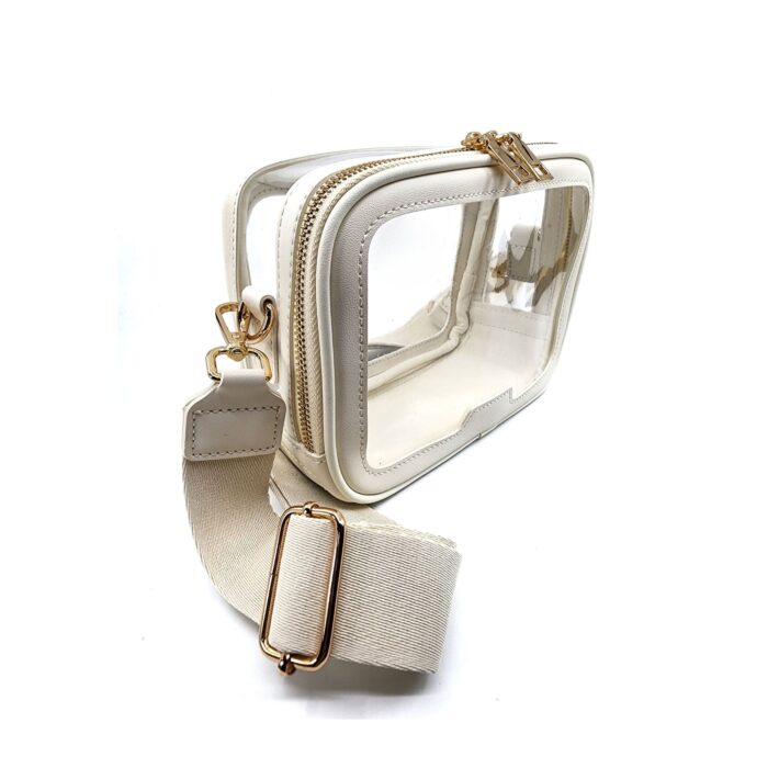 HZ-92020 Clear Square Stadium Concert Crossbody Bag - Image 5