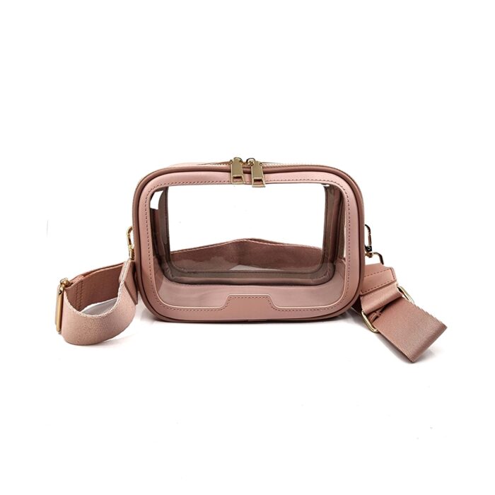 Pink clear bag