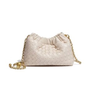 Beige woven bag