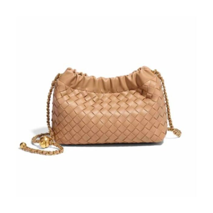 Tan woven bag
