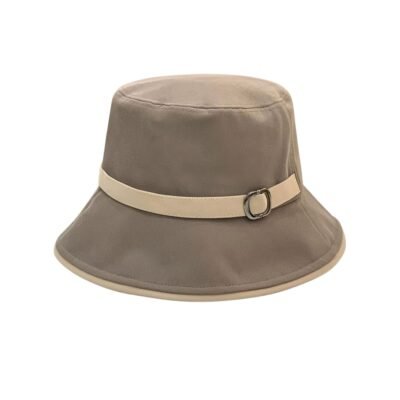 Taupe bucket hat