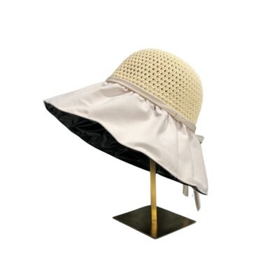 Alternative view of HZ-023 Women's Large Wide Brim Summer Sun Hat Beach Hat