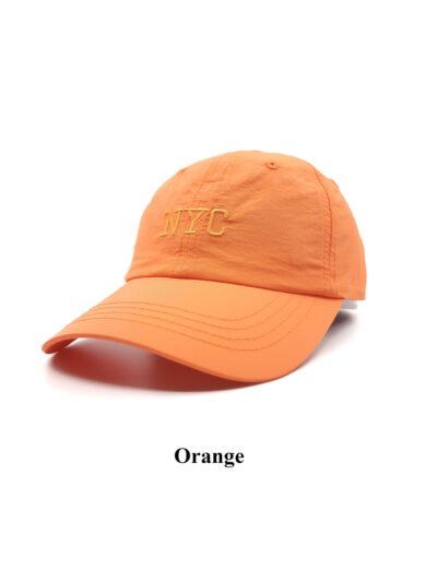 orange color cap