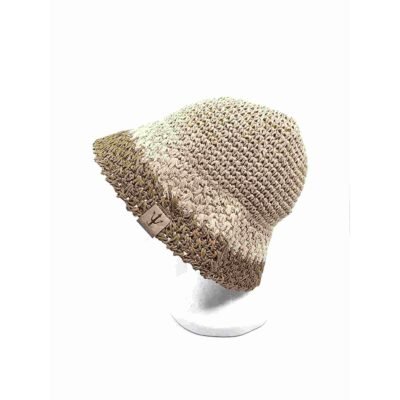 Beige color straw hat