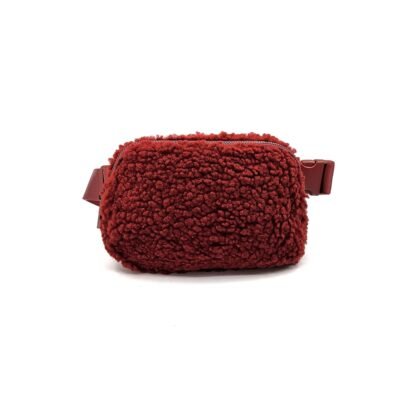 Burgundy color fanny pack