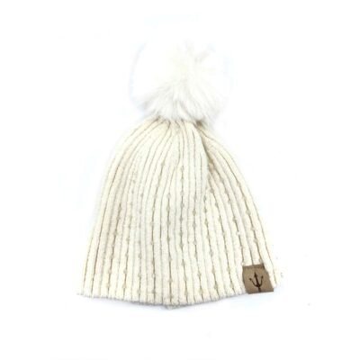 Ivory color beanie