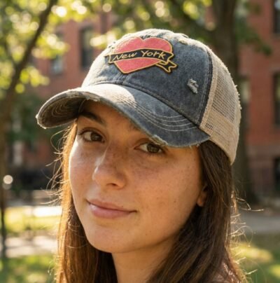 HZ-113 Distressed Denim Decorative Patch Baseball Cap