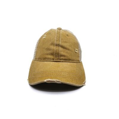 Mustard color baseball cap