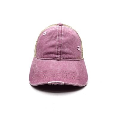 Pink color baseball cap