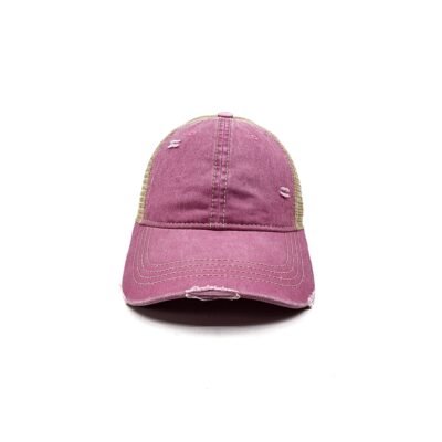 Pink color baseball cap
