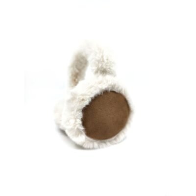 Alternative view of HZ-1482 Suede and Faux Fur Warm Winter Earmuff