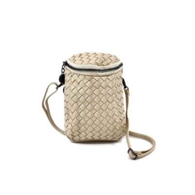 Beige color mini bag