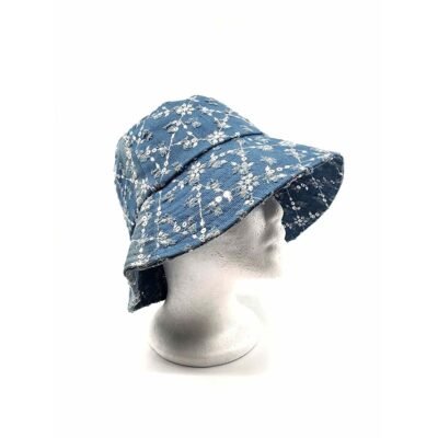 Light blue color bucket hat