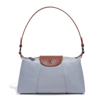 Silver Grey color nylon bag