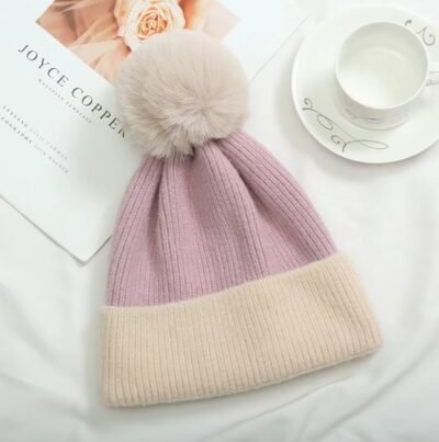 Lavender color beanie