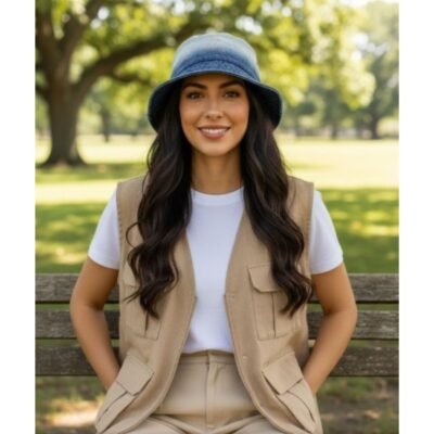 HZ-3008 Washed Cotton Denim Bucket Hat