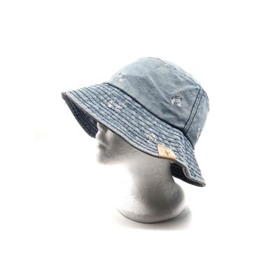 Light denim color hat