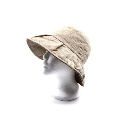 Beige color bucket hat
