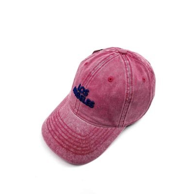 Pink color baseball cap