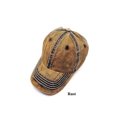 Rust color baseball cap