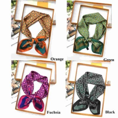 HZ-3041 Soft Square Silk Like Scarves