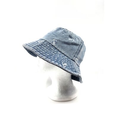 Light denim color bucket hat